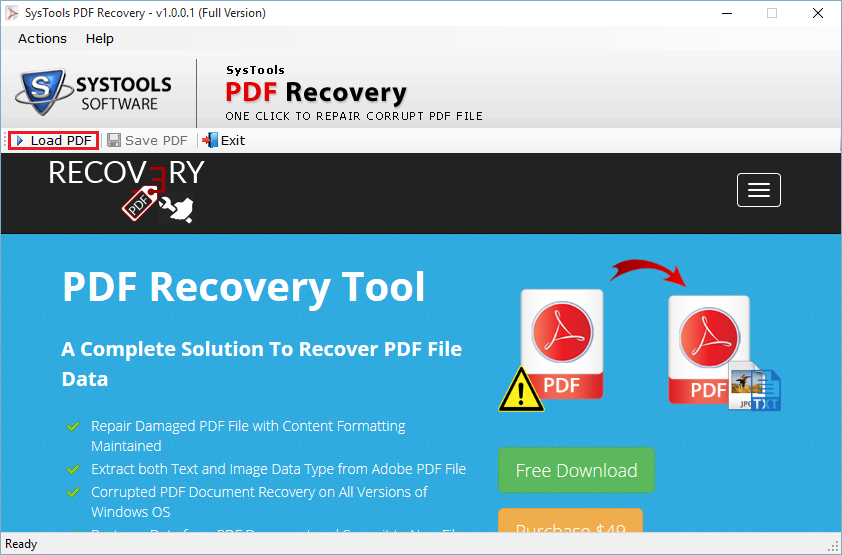 pdf repair tool